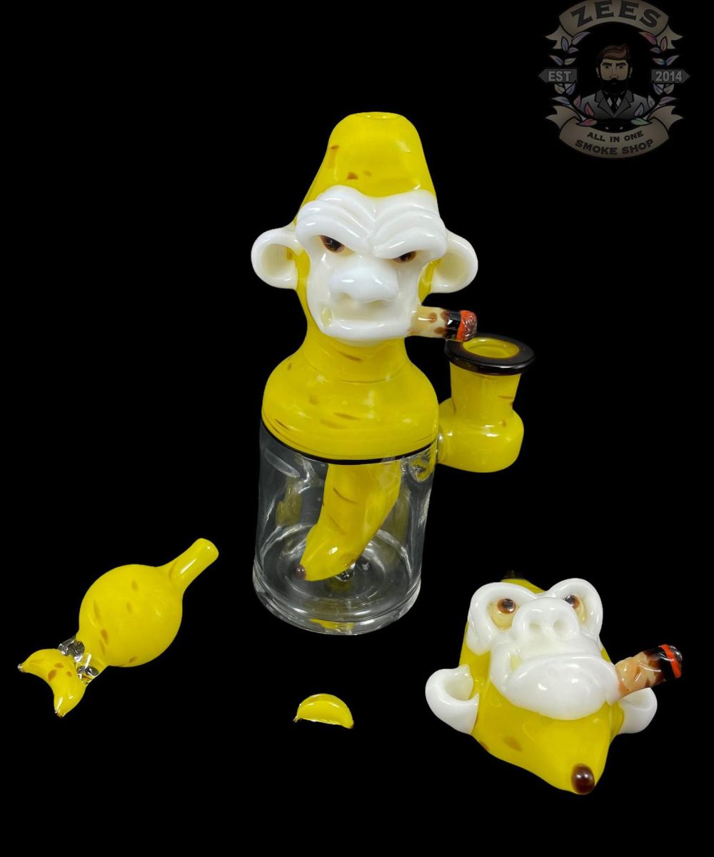 CATALYST GLASS: YELLOW BANANA SMOKIN' CHIMP RIG SET