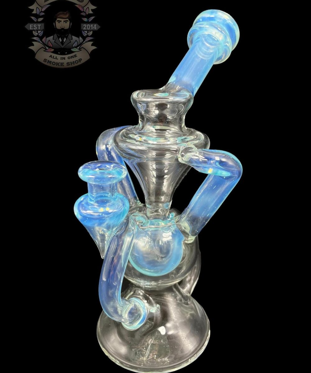 Alternative view of CRAMBORO GLASS: 8" GHOST DUAL UPTAKE RECYCLER