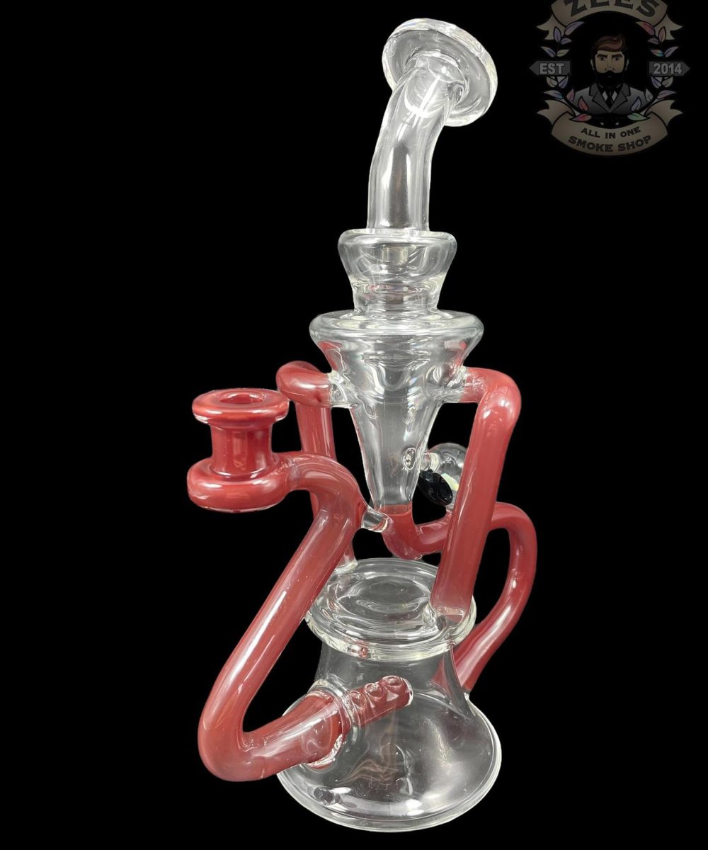 Alternative view of EX NIHILO GLASS: SANGRIA DUAL UPTAKE FLOATER RECYCLER