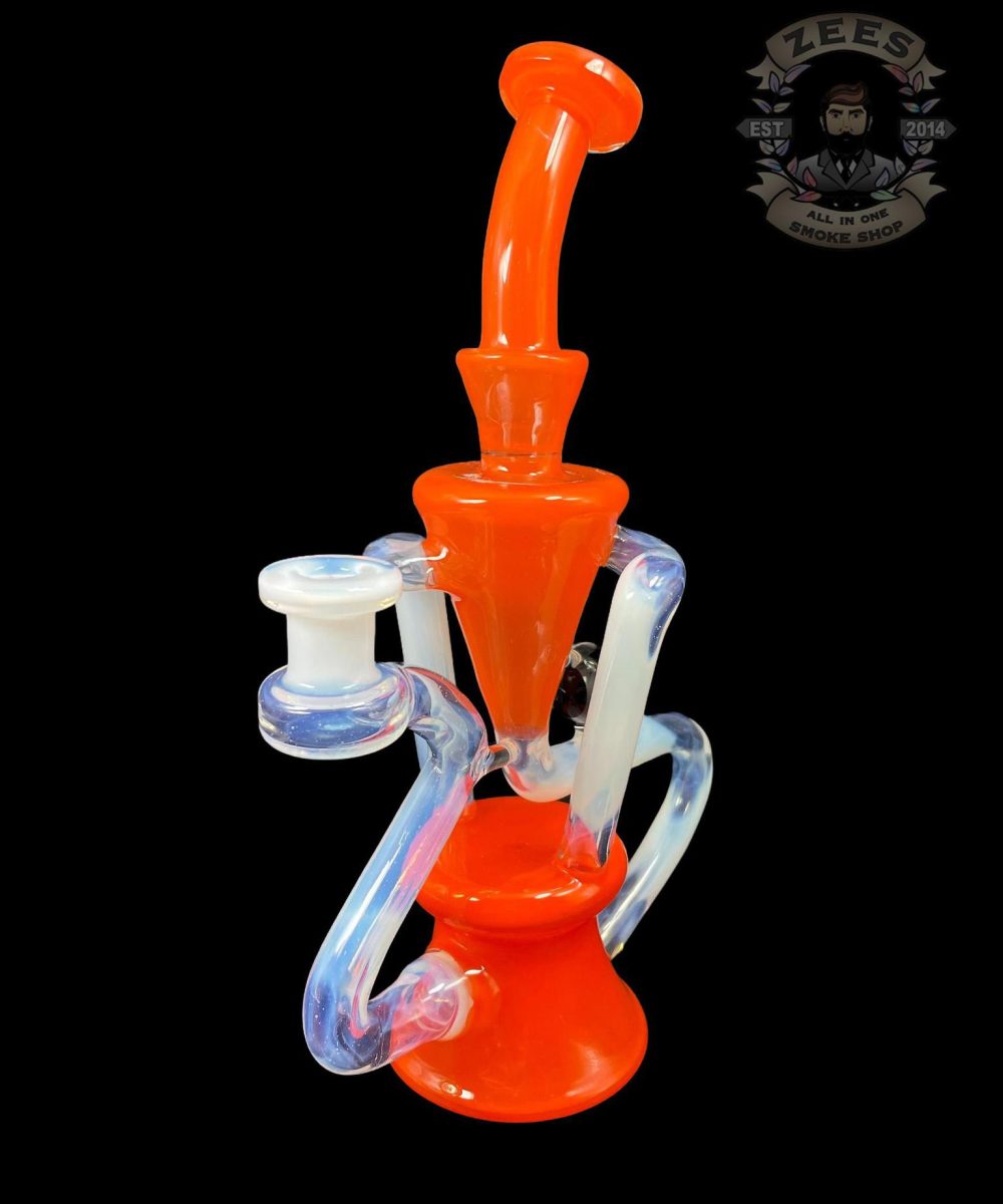 Alternative view of EX NIHILO GLASS: LAVA x GHOST DUAL UPTAKE FLOATER RECYCLER