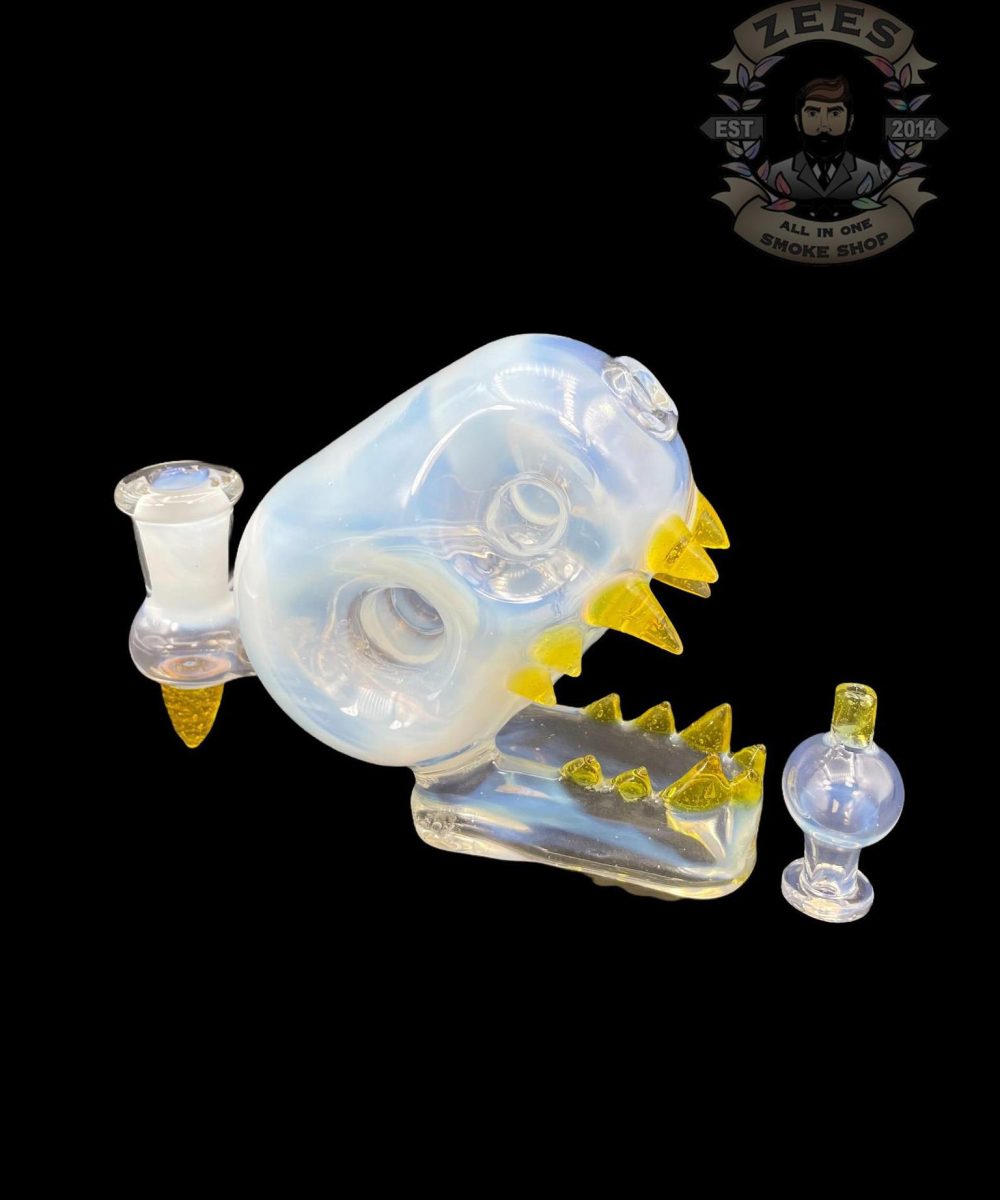 ENUFF GLASS: MOOSTONE POCKET FOSSIL