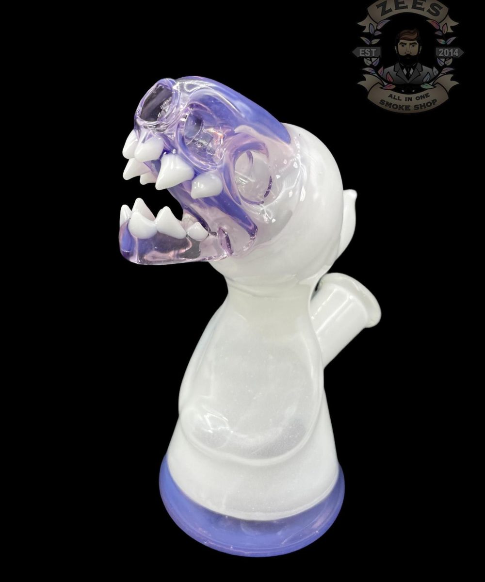 Alternative view of ENUFF GLASS: PURPLE AND STAR WHITE HOODED JAMMER RIG