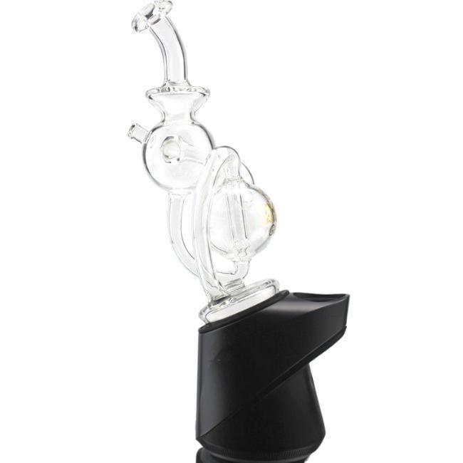 SMOQ GLASS: DOUBLE BULB PUFFCO PEAK ATTACHMENT