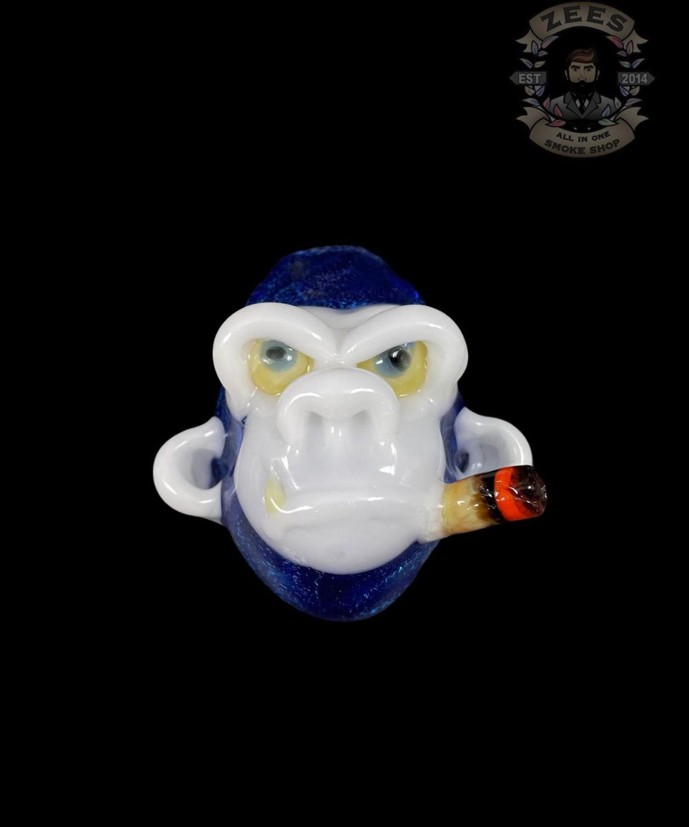Alternative view of CATALYST GLASS: BLUE DICHRO SMOKIN' CHIMP RIG SET