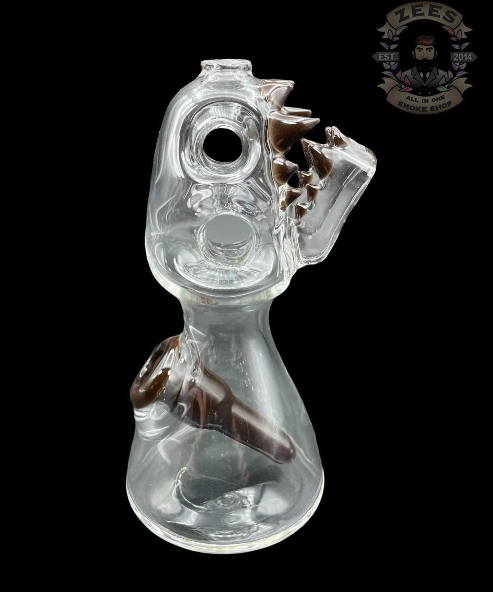 Alternative view of ENUFF GLASS: EARTHY BROWN COLOR ACCENTED JAMMER RIG
