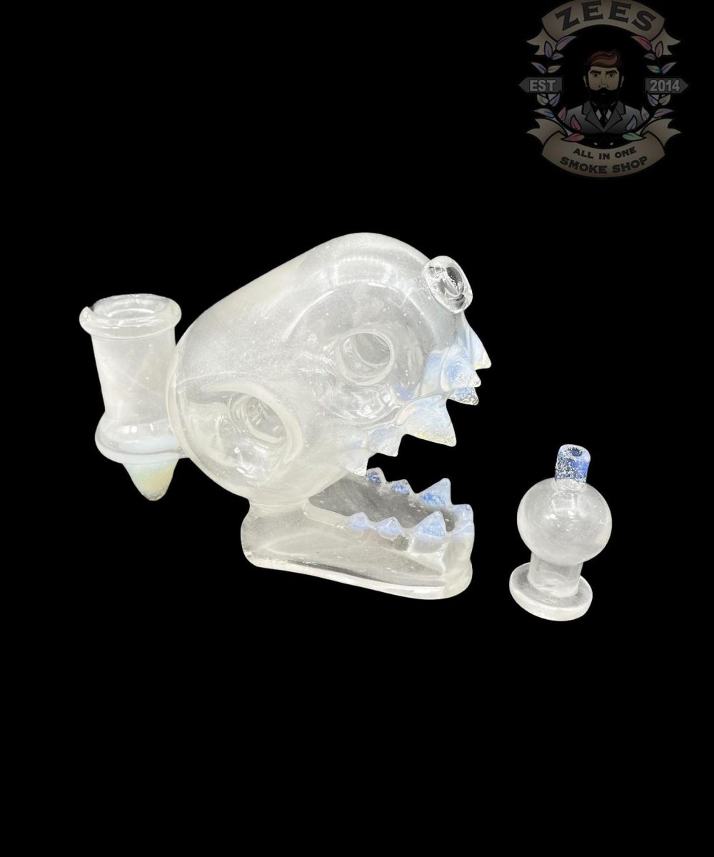 ENUFF GLASS: FROSTY WHITE POCKET FOSSIL