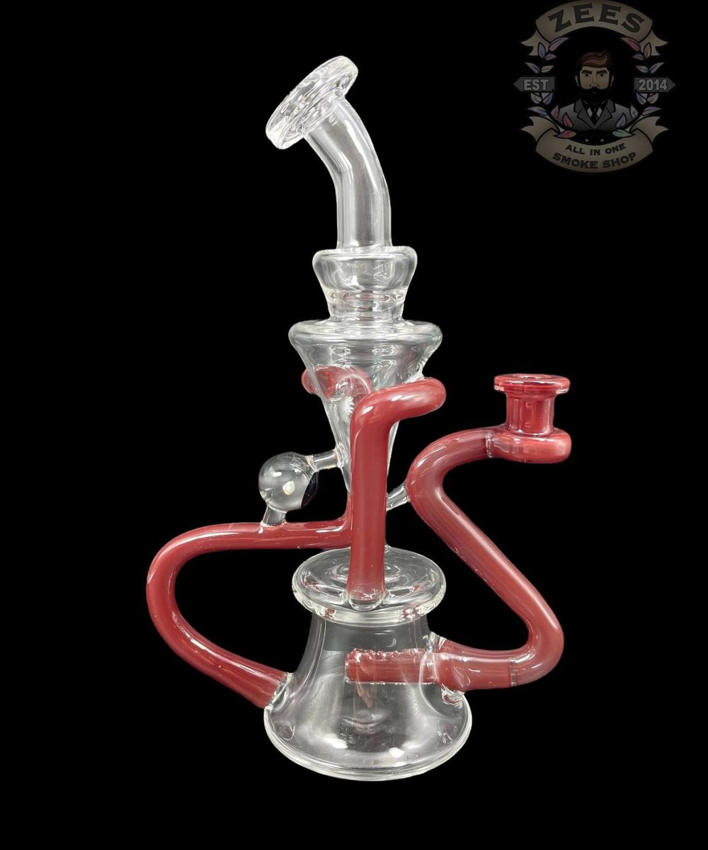 EX NIHILO GLASS: SANGRIA DUAL UPTAKE FLOATER RECYCLER
