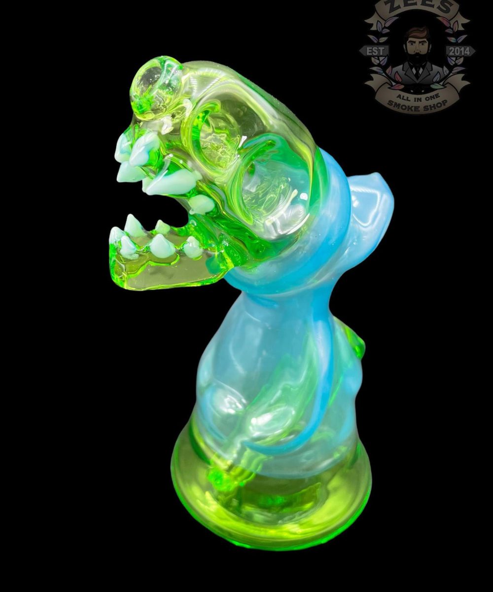 Alternative view of ENUFF GLASS: SLYME AND TEAL HOODED JAMMER RIG