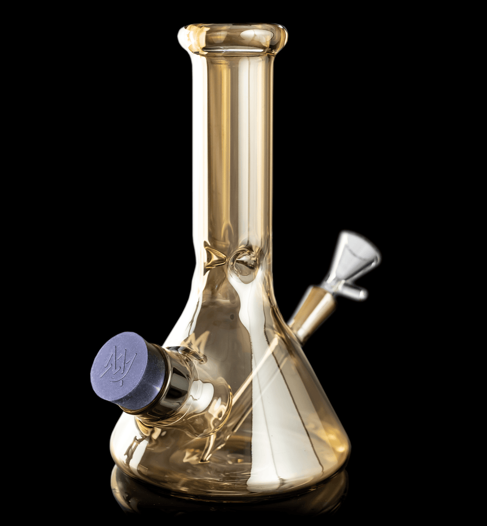 Alternative view of MJ ARSENAL: CACHE MINI WATER PIPE GOLD