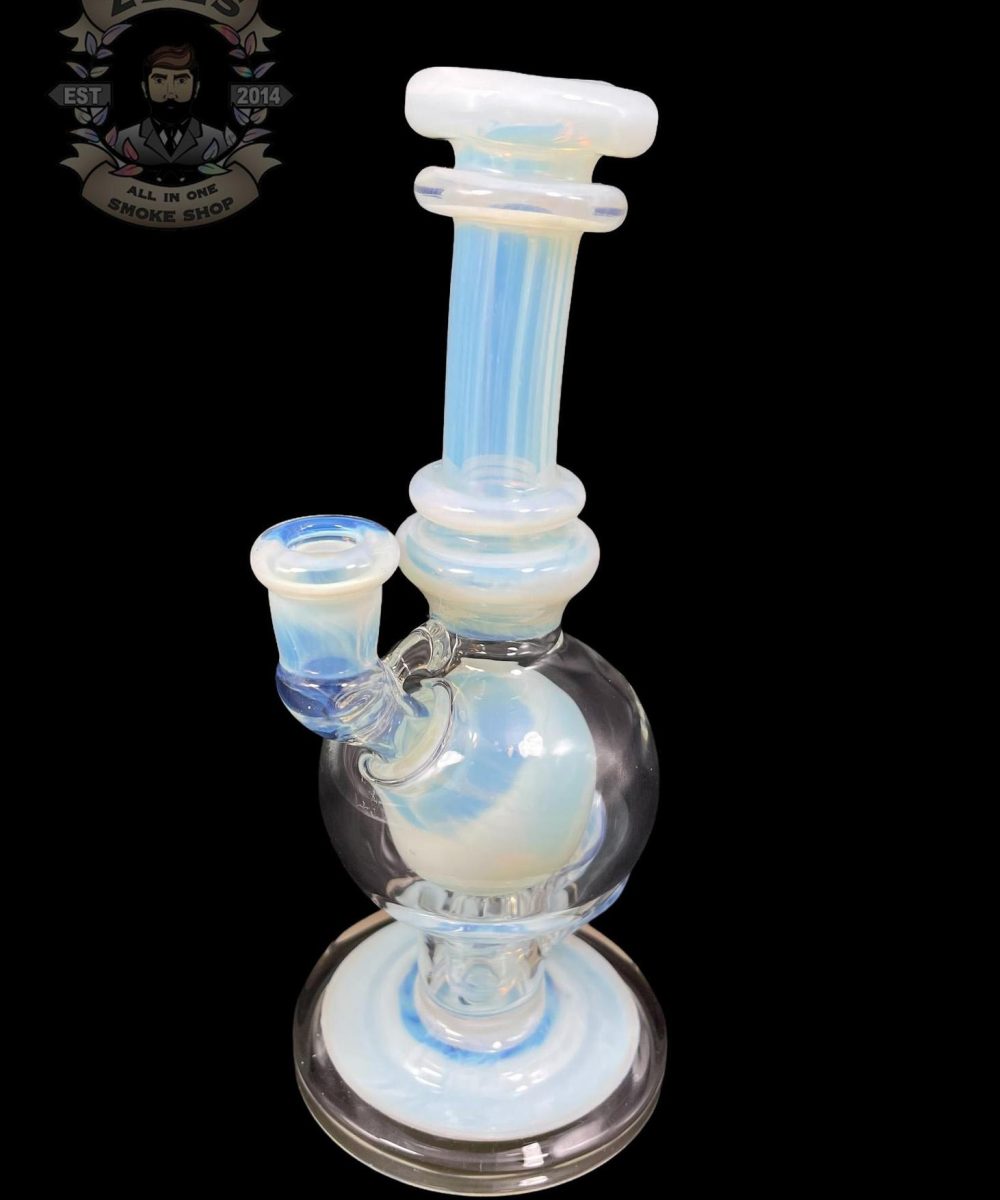 Alternative view of CRAMBORO GLASS: 6" MOONSTONE BALL RIG