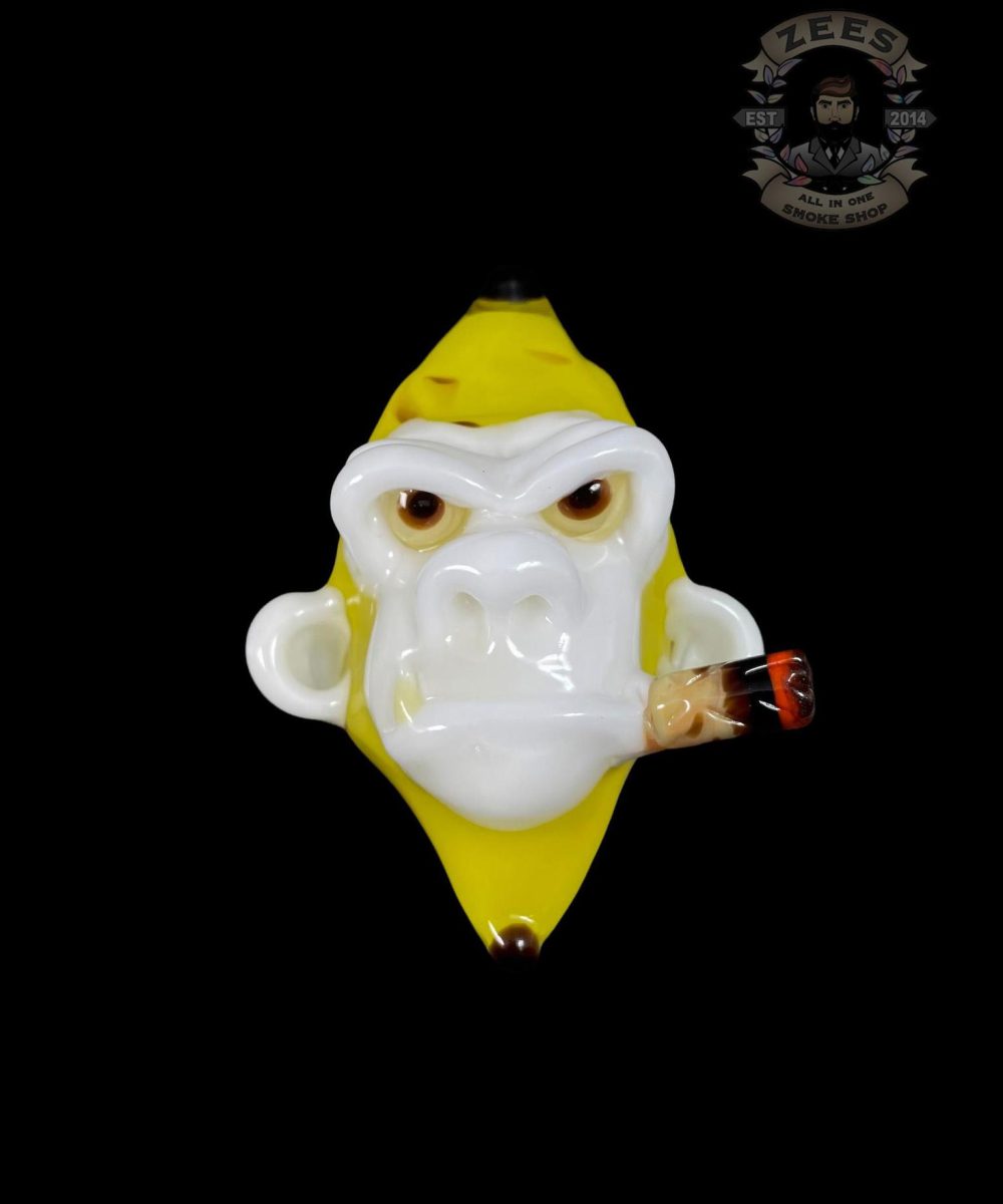 Alternative view of CATALYST GLASS: YELLOW BANANA SMOKIN' CHIMP RIG SET