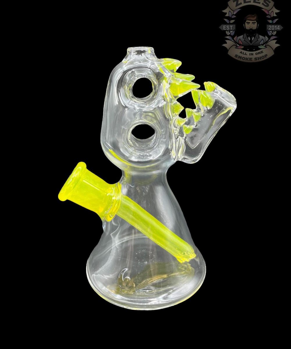 Alternative view of ENUFF GLASS: LIME DROP COLOR ACCENTED JAMMER RIG