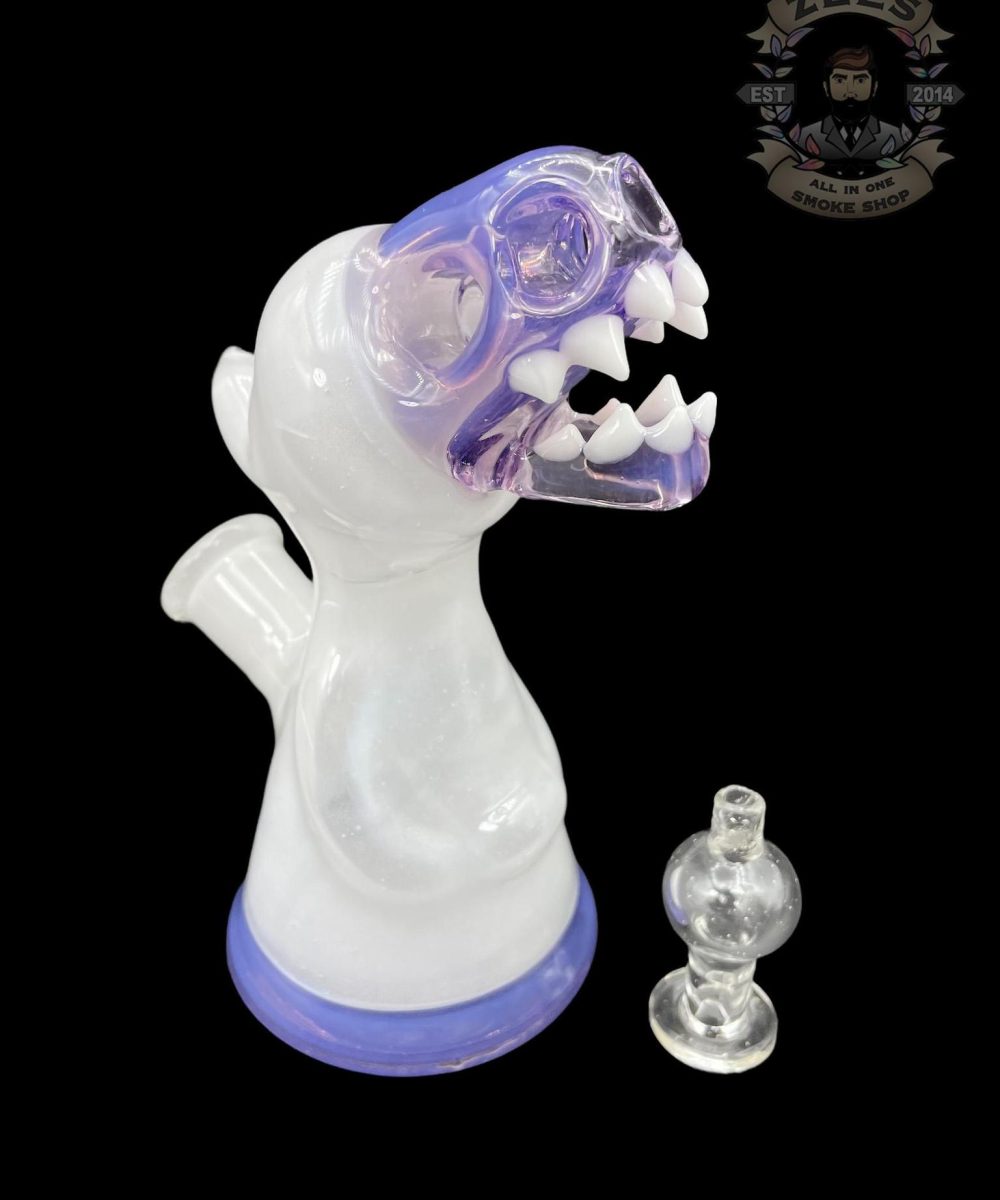 ENUFF GLASS: PURPLE AND STAR WHITE HOODED JAMMER RIG