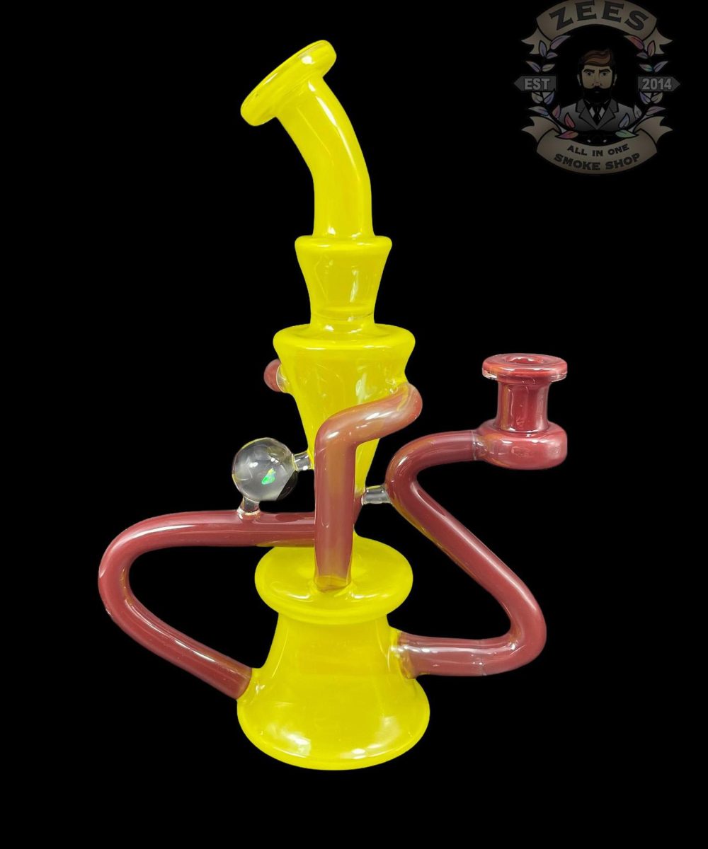 EX NIHILO GLASS: ROSWELL x SANGRIA DUAL UPTAKE FLOATER RECYCLER