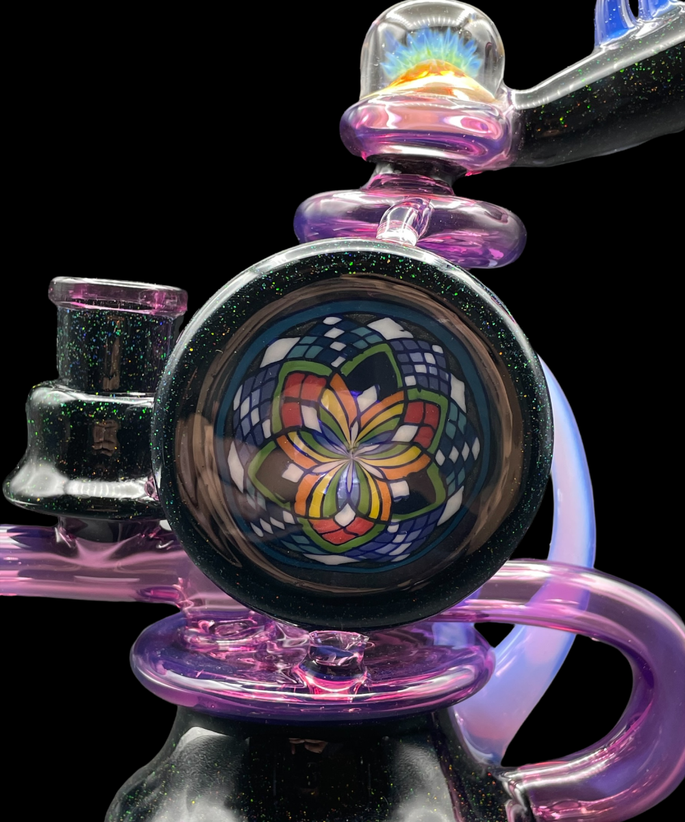 Alternative view of FREEEK GLASS: BLACK CRUSHED OPAL AND ROYAL JELLY SINGLE UPTAKE TERPCYCLER