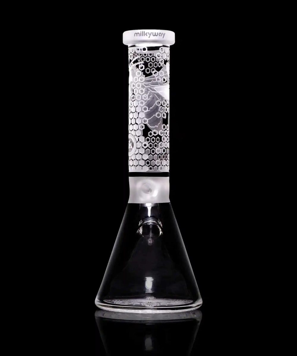 Alternative view of MILKY WAY GLASS: BEE HIVE BEAKER (MK-5)