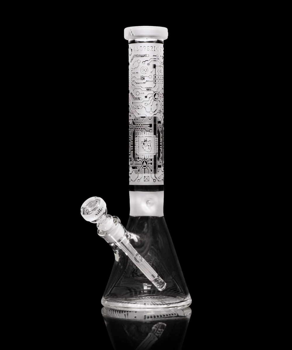 MILKY WAY GLASS: CIRCUITBOARD BEAKER (MK-1009)