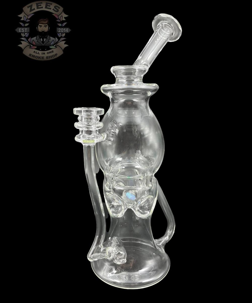 Alternative view of AVERY YORK: 8" CLEAR ENCASED OPAL EGGCYCLER