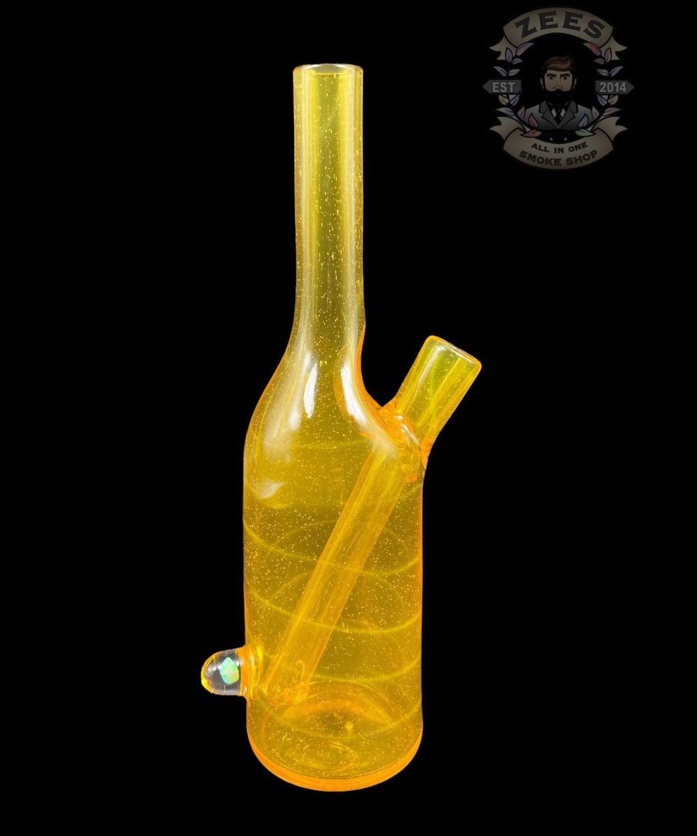 THE GLASS MECHANIC: TERPS CFL ENCASED OPAL SAKE BOTTLE