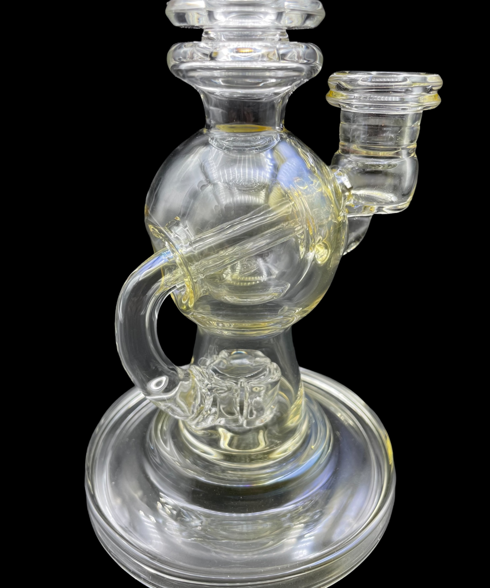 Alternative view of SLATE GLASS: SILVER FUMED BALL RIG