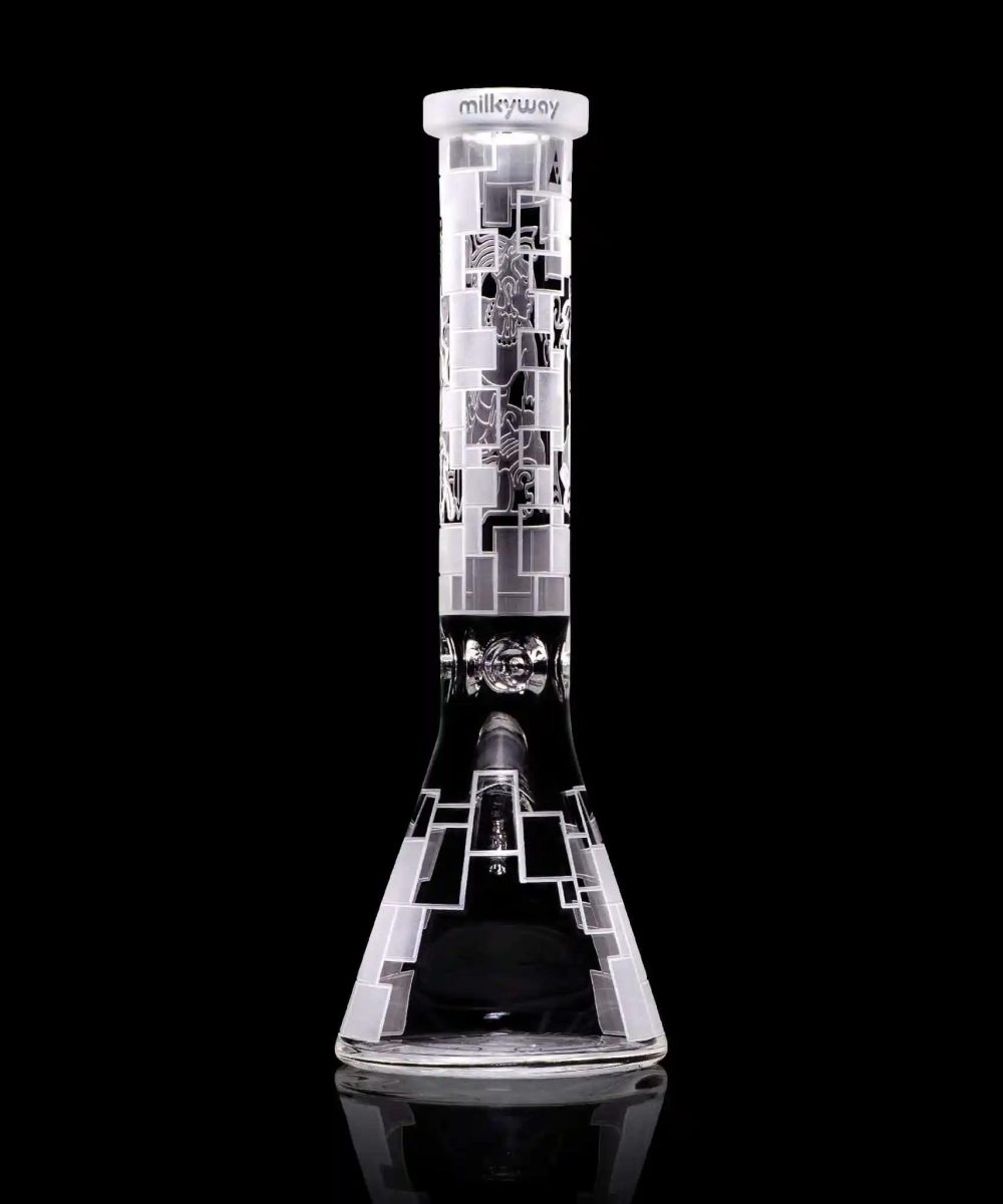 Alternative view of MILKY WAY GLASS: MAYA FORT BEAKER (MK-7)