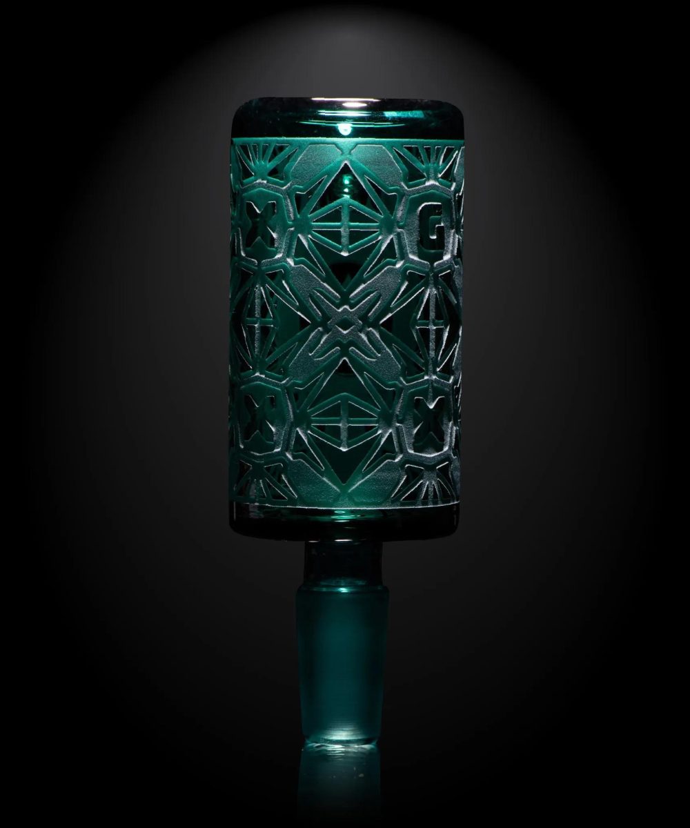 MILKY WAY GLASS: TEAL X-MORPHIC EVO BOWL (MB-009)