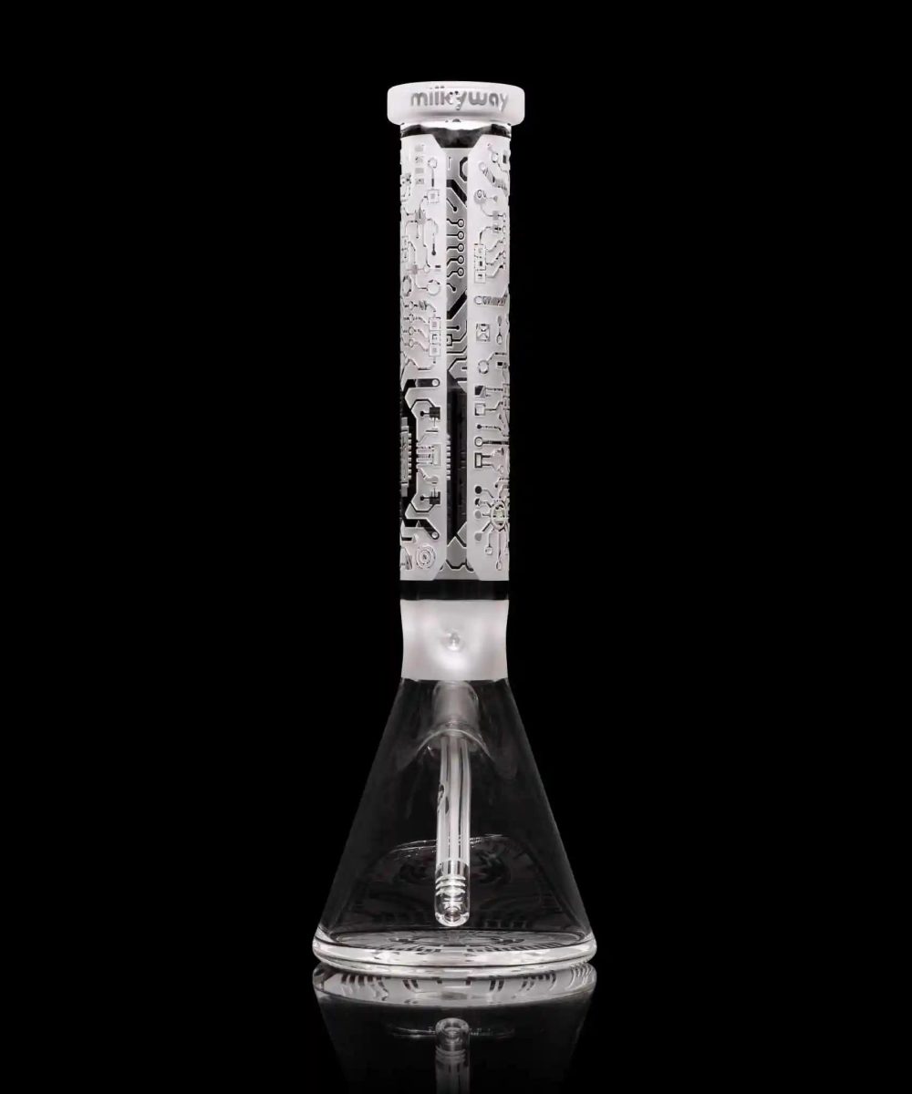 Alternative view of MILKY WAY GLASS: CIRCUITBOARD BEAKER (MK-1009)