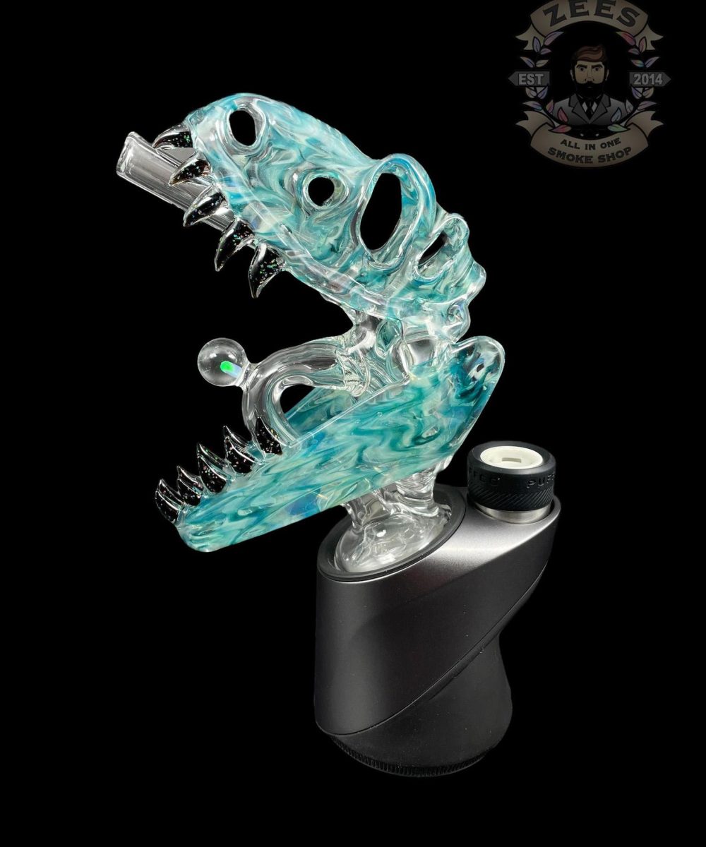 SLURM SNOB GLASS: DINO SKULL PUFFCO PEAK ATTACHMENT