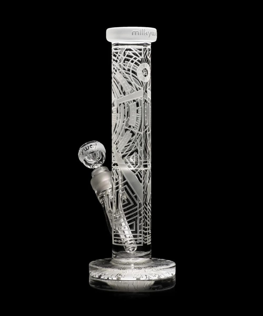 Alternative view of MILKY WAY GLASS: NUCLEAR STRAIGHT TUBE (MK-1024)