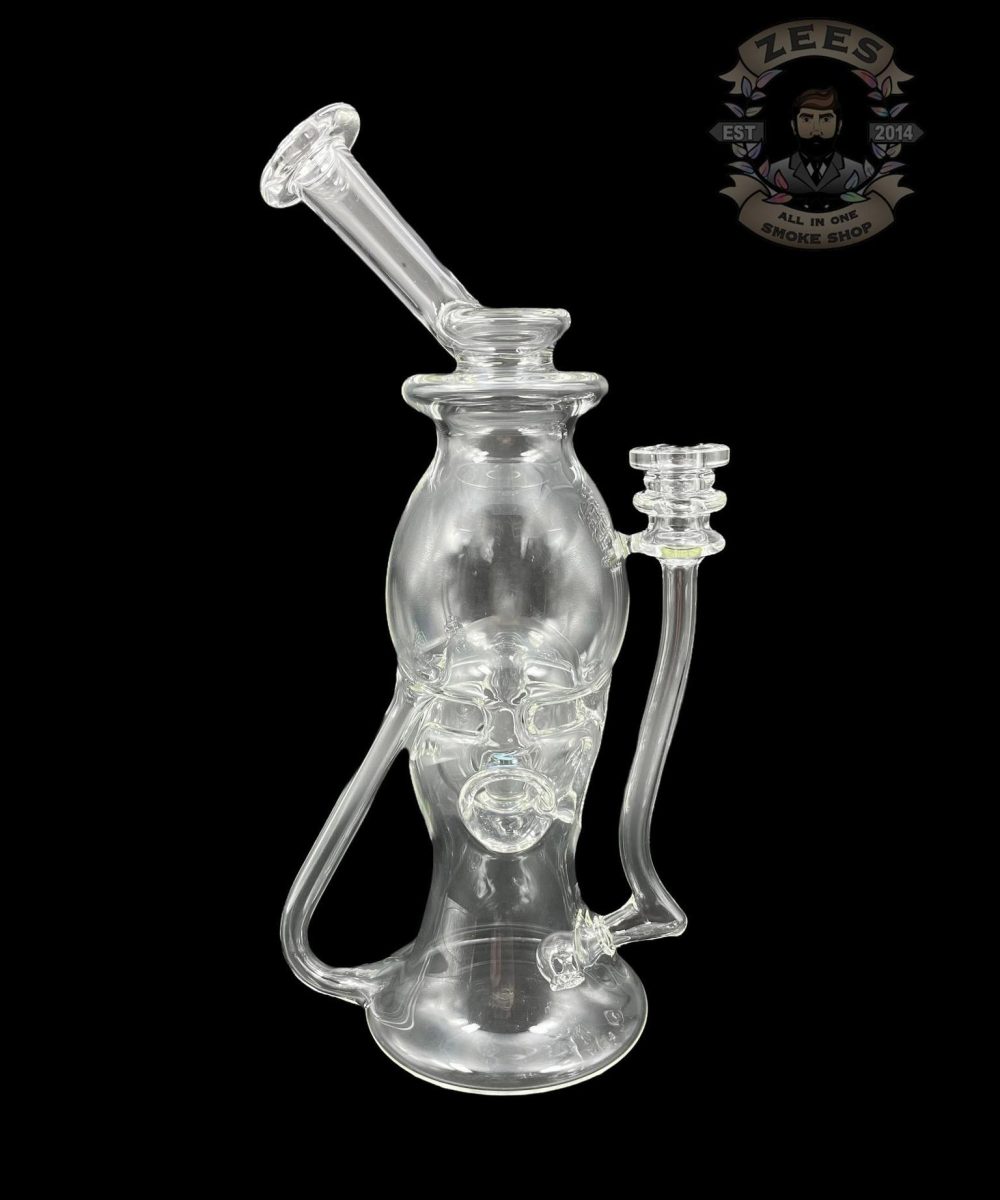 AVERY YORK: 8" CLEAR ENCASED OPAL EGGCYCLER