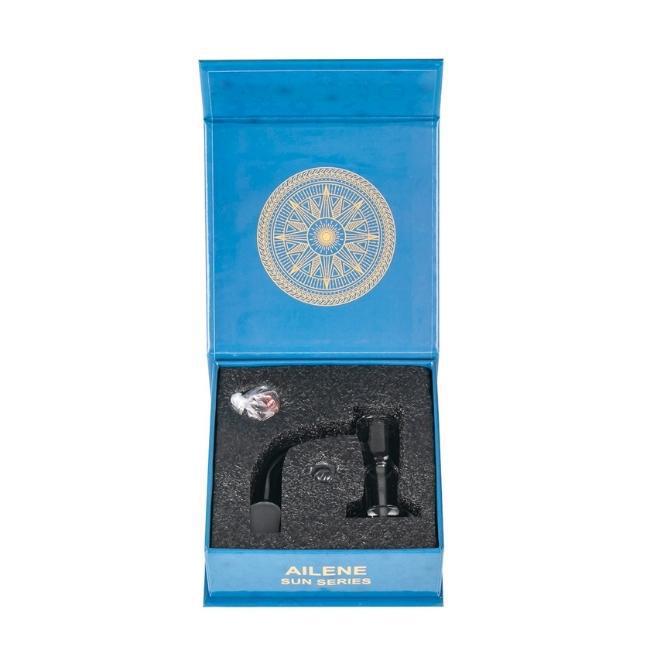 Alternative view of SMOQ GLASS: AILENE FULL WELD TERP SLURPER BANGER KIT