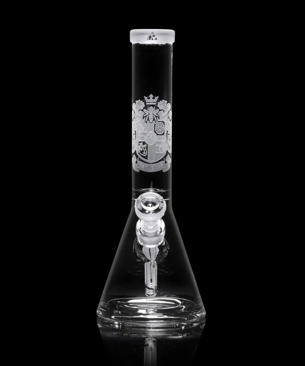 Alternative view of MILKY WAY GLASS: COAT OF ARMS CLEAR BEAKER (MK-035)