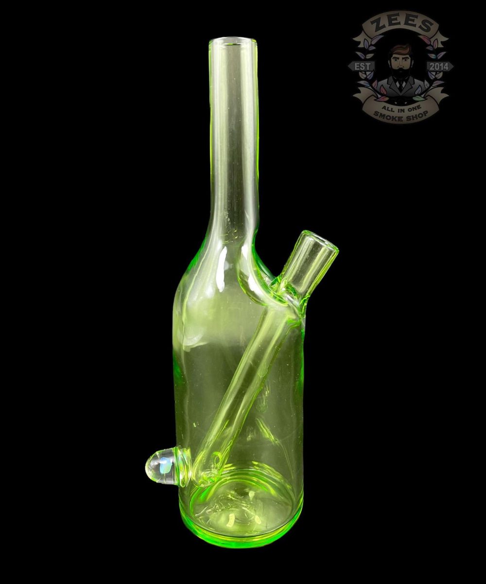 THE GLASS MECHANIC: CRIPPY ENCASED OPAL SAKE BOTTLE