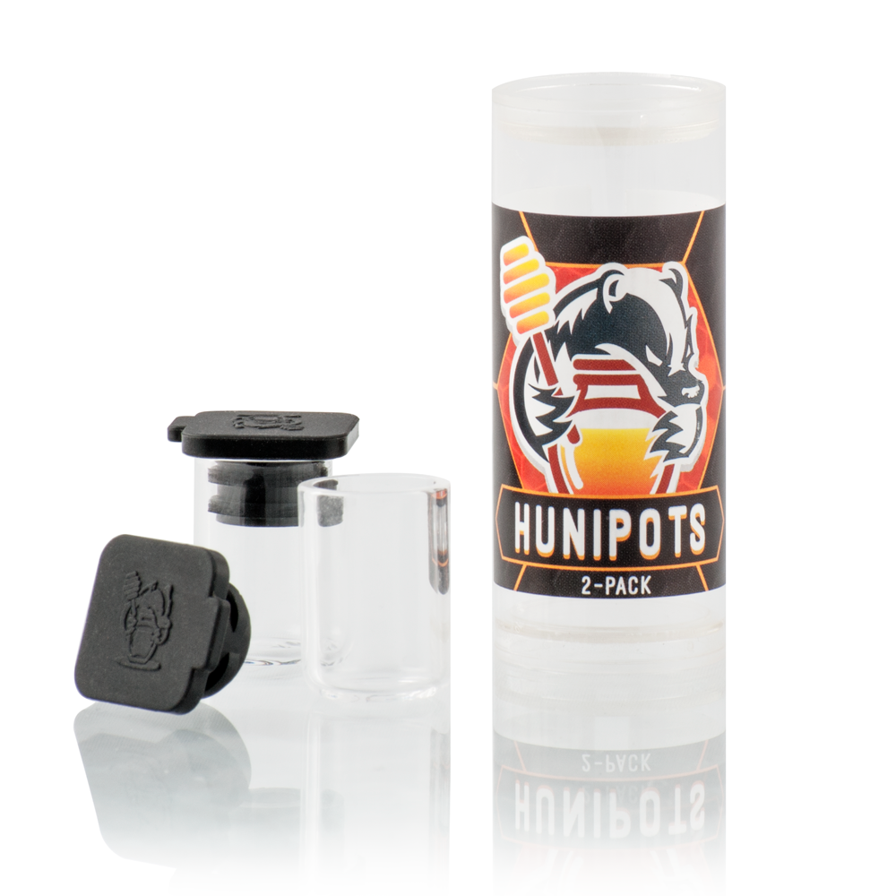 Alternative view of HUNI BADGER: ONE GRAM HUNIPOT WITH SILICONE CAP 2PK