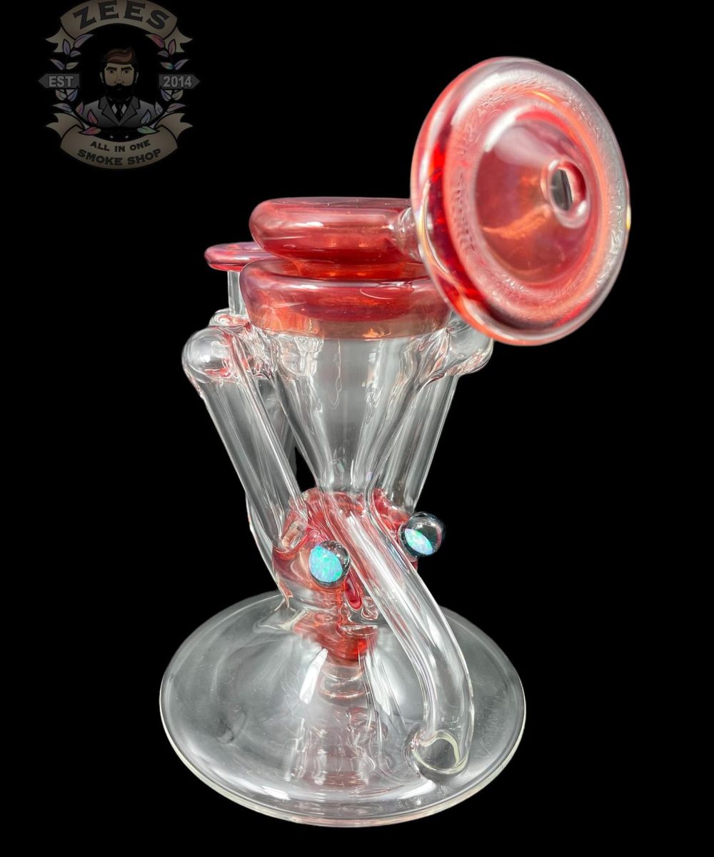 Alternative view of SLEEPS GLASS: POMEGRANATE DUAL UPTAKE RECYCLER