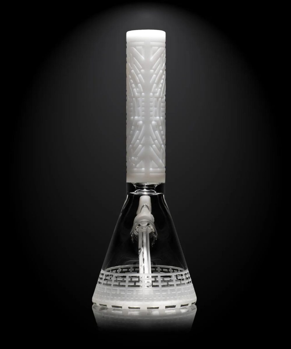 Alternative view of MILKY WAY GLASS: WHITE DNA CODEX BEAKER (MK-1035)