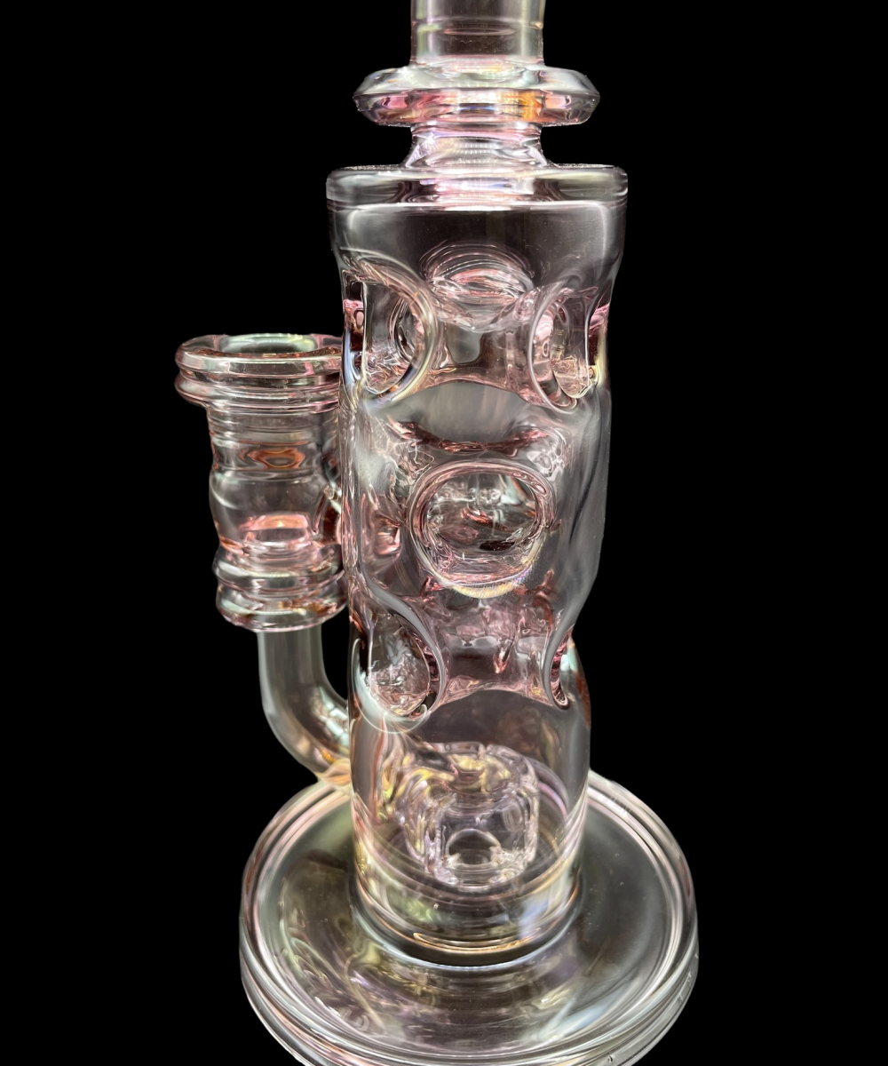 Alternative view of SLATE GLASS: PURPLE FUMED FAB TOWER