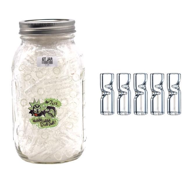 CLEAR GLASS TIPS 5CT