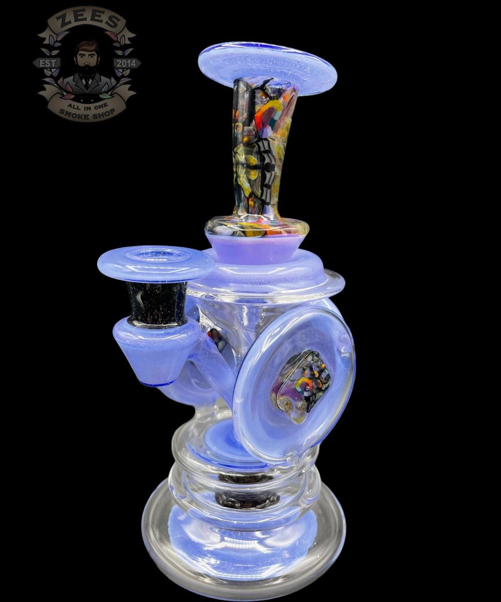 Alternative view of SHOULDER WORX GLASS: MARINA BLUE DUAL DISK UPTAKE RECYCLER