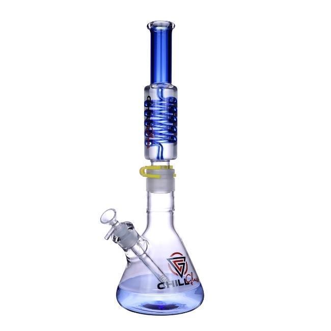 CHILL GLASS: 16" FREEZABLE COIL BEAKER