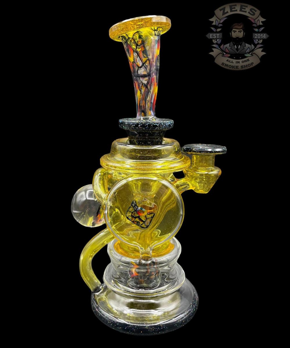 SHOULDER WORX GLASS: TERPS CFL DUAL DISK UPTAKE RECYCLER