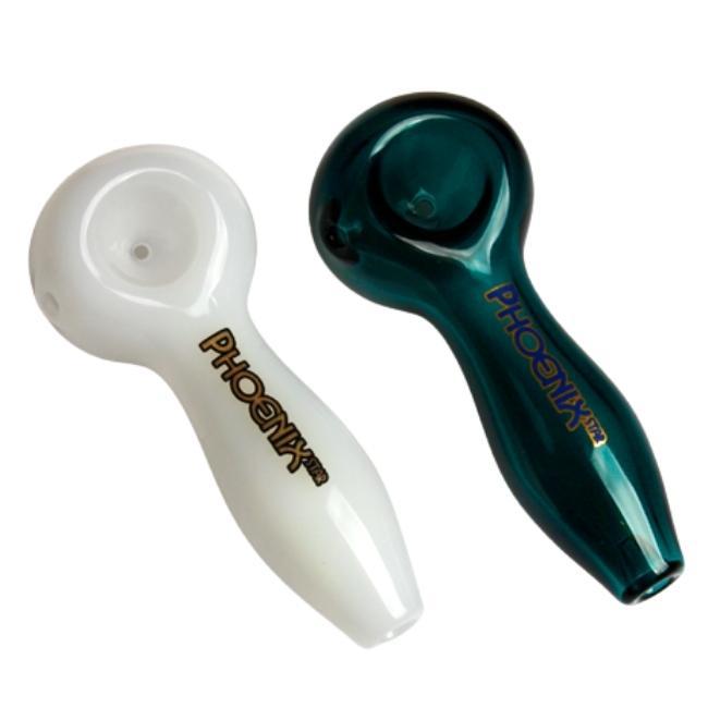 PHOENIX GLASS: MIXED COLOR HAND PIPE