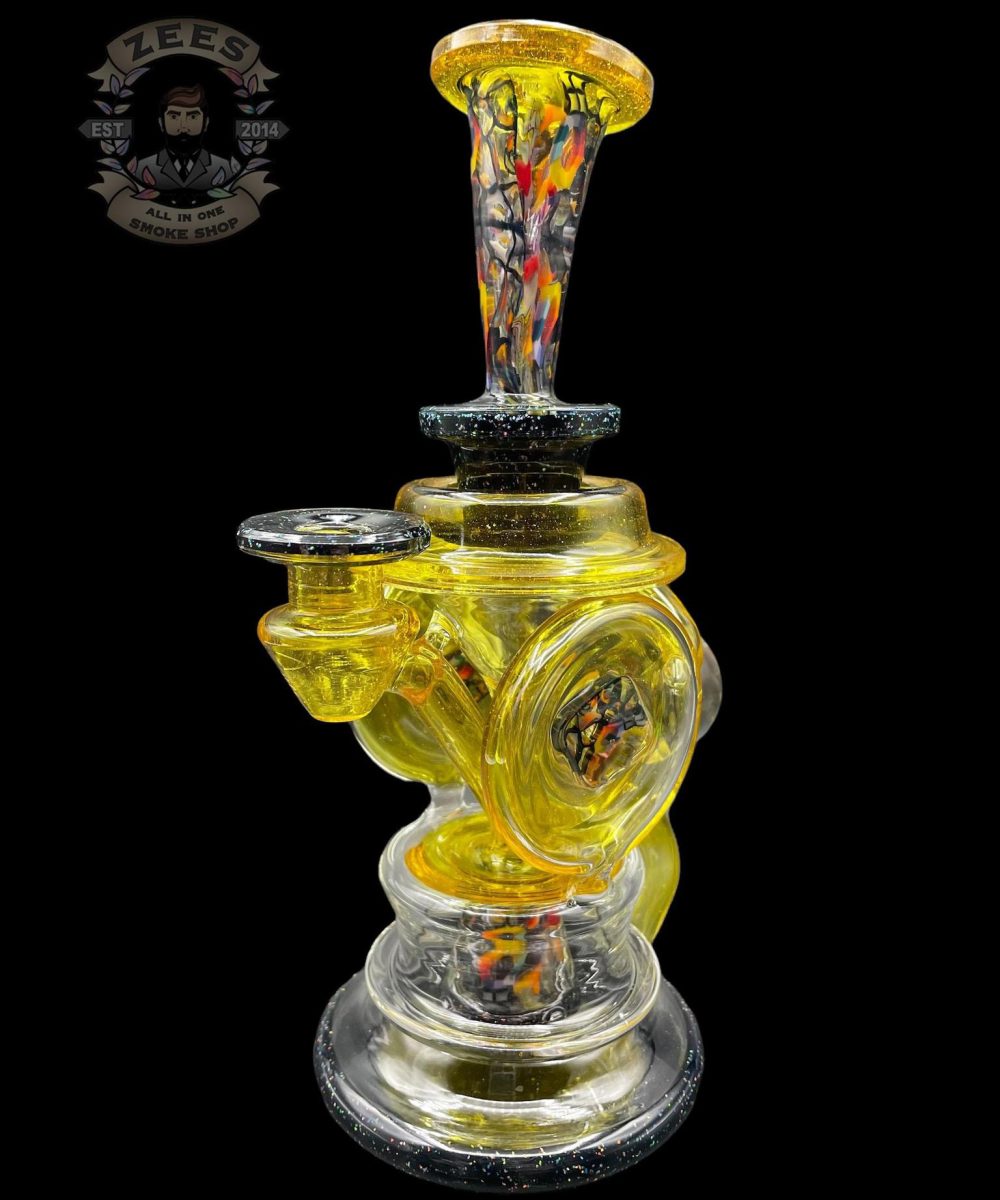 Alternative view of SHOULDER WORX GLASS: TERPS CFL DUAL DISK UPTAKE RECYCLER