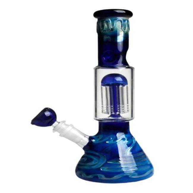 PHOENIX GLASS: 11" SILVER FUME BEAKER