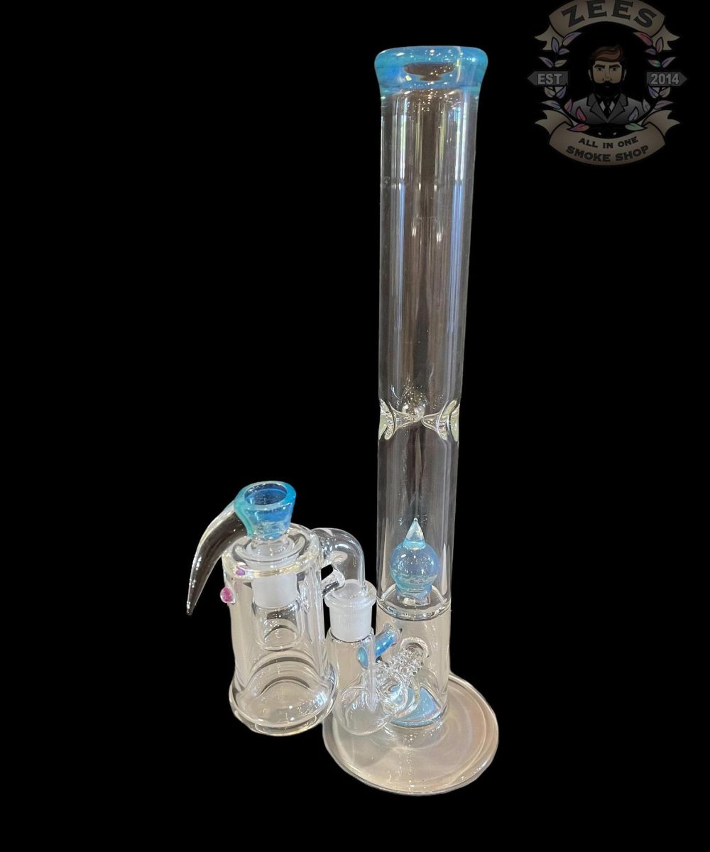 Alternative view of GRASSHOPPA GLASS: 15" GHOST SPIKE STRAIGHT TUBE SET