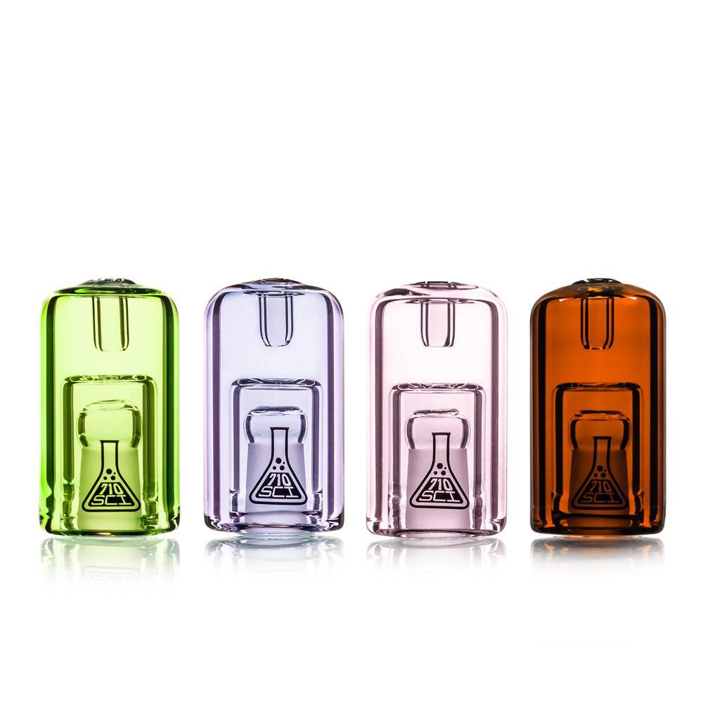 HUNI BADGER: 710 SCI GLASS COLORED BULLET BUBBLER