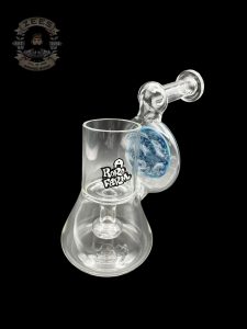 TEAL WIG WAG DISK BUBBLER