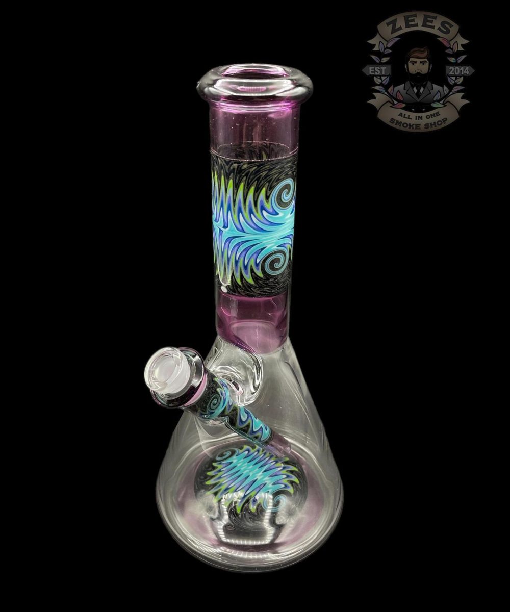 Alternative view of IAN S GLASS: PURPLE LOLLIPOP WIG WAG PULL TUBE #2