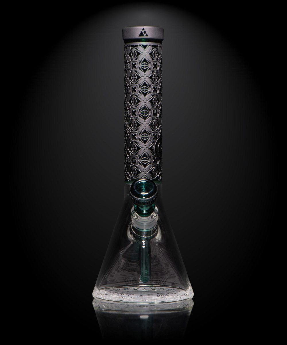 MILKY WAY GLASS: X-MORPHIC: EVO BEAKER (TEAL) (MK-106)