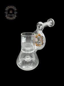 ORANGE & WHITE DISK BUBBLER